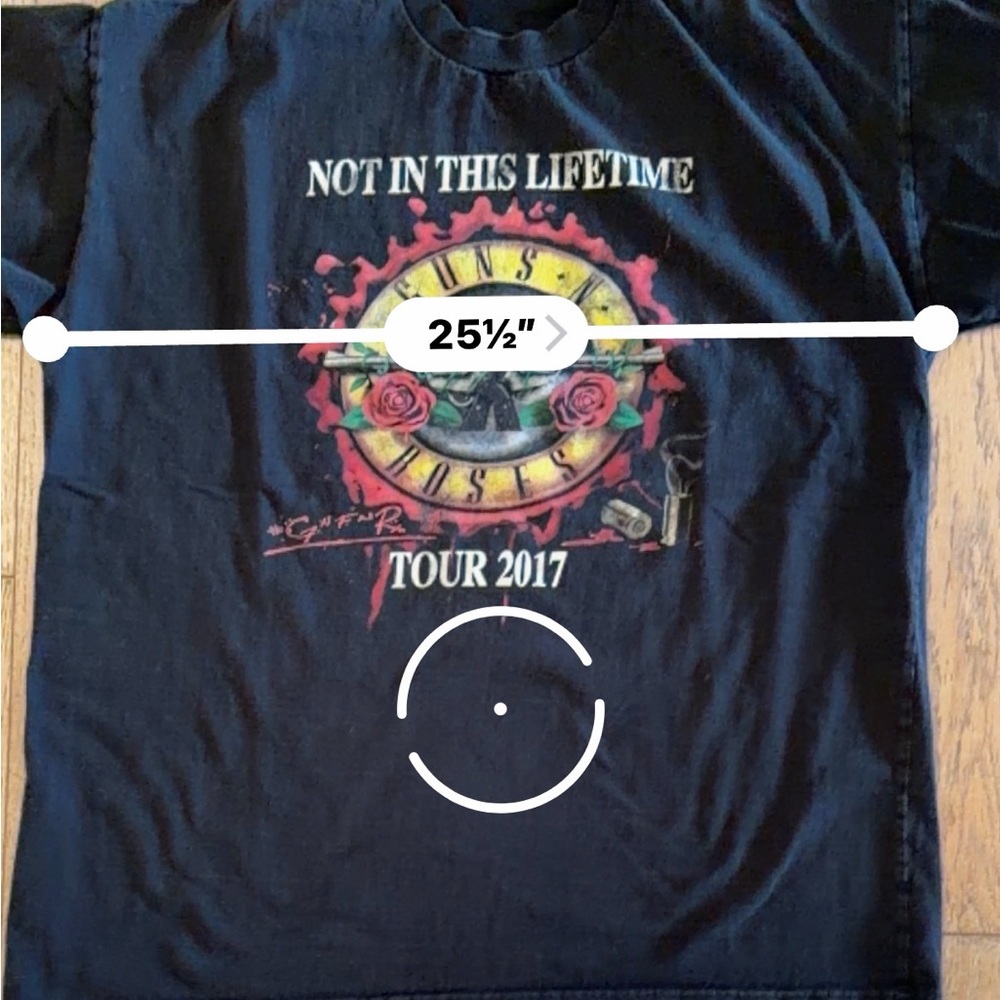 Guns N' Roses "Not In This Lifetime" Tour 2017 Tee vintage band t-shirt - Picture 3 of 4